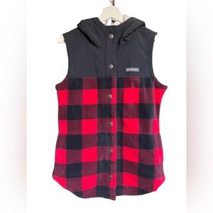 Columbia Women's Benton Springs Overlay Vest Sz S EUC